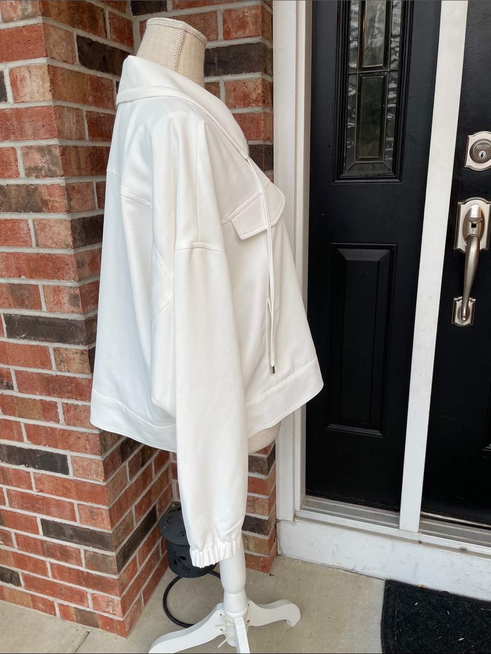 Nine West White Lined Blazer Lightweight Jacket Sz XXL - Picture 5 of 15